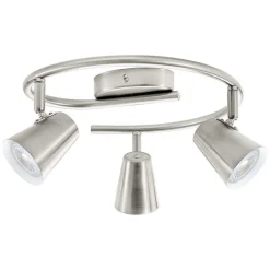 Eglo LED-Spotserie Travale 3 G-Form nickel/weiß