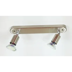 Eglo LED-Strahler Mini 2-flammig 30 x 4 cm nickel-matt