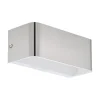 Eglo LED-Wandlampe Sania 4 20 x 8 cm silber