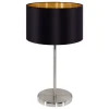 Eglo Tischleuchte Maserlo schwarz