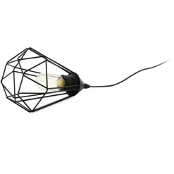 Eglo Tischleuchte Tarbes schwarz-matt