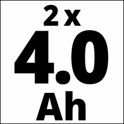 Einhell Akku PXC-Starter-Kit 2 x 4,0 Ah Akku und Twincharger