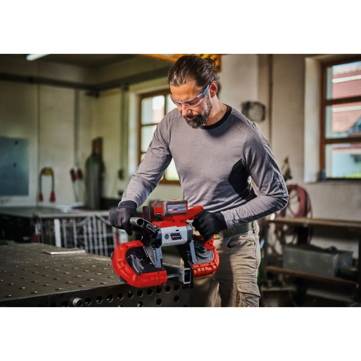 Einhell Akku-Bandsäge TE-MB 18/127 Li-Solo