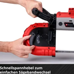 Einhell Akku-Bandsäge TE-MB 18/127 Li-Solo