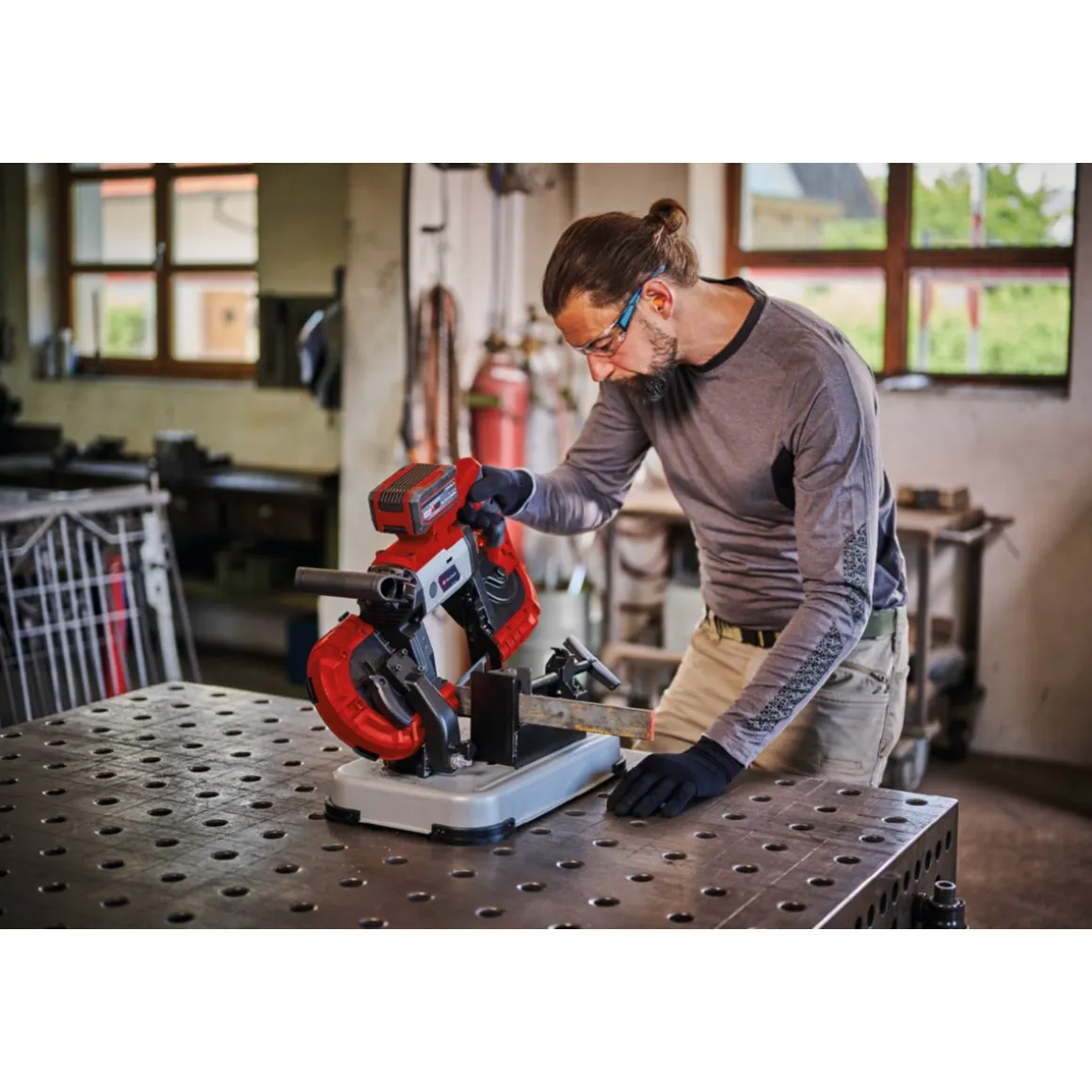 Einhell Akku-Bandsäge TE-MB 18/127 U Li-Solo