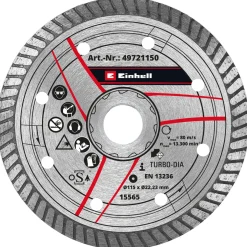 Einhell DIA-Trennscheibe dünn 115 x 1,2