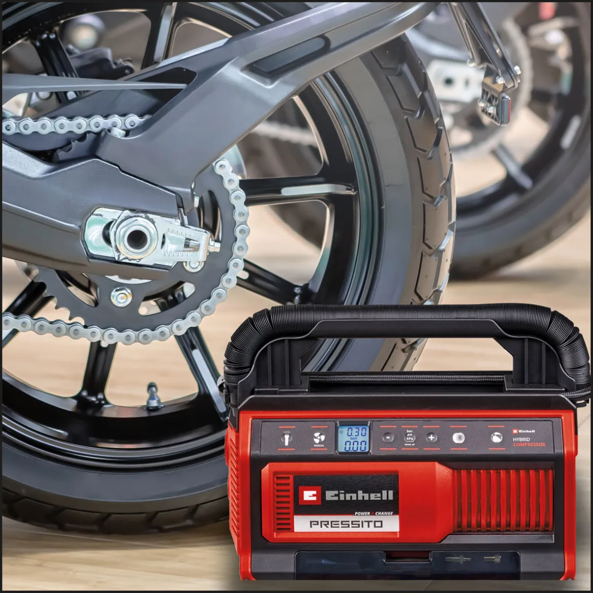 Einhell Hybrid-Kompressor PRESSITO 18/25 Hybrid