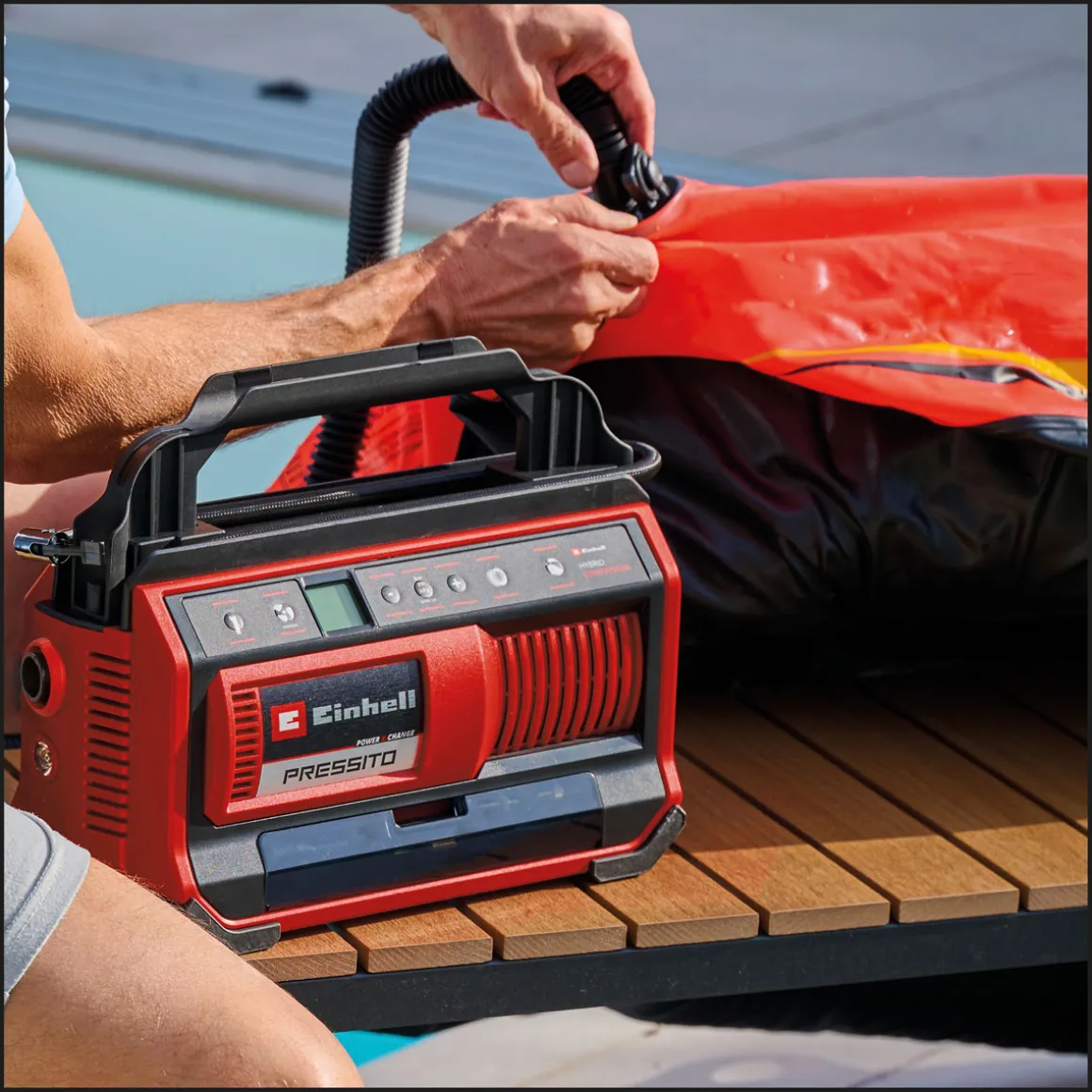 Einhell Hybrid-Kompressor PRESSITO 18/25 Hybrid