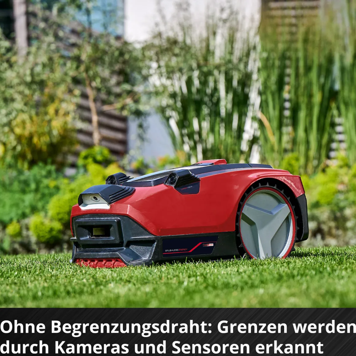 Einhell Mähroboter Freelexo Cam 500 inkl Ladegerät u 3,0 AH Akku