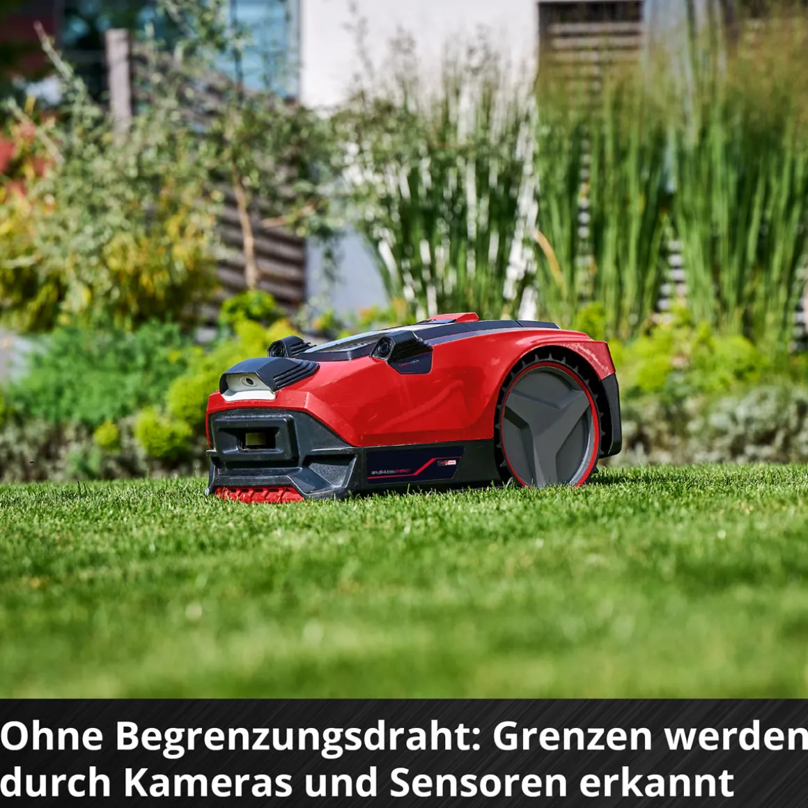 Einhell Mähroboter Freelexo Cam 500 inkl Ladegerät u 3,0 AH Akku