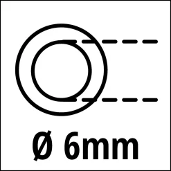 Einhell Spiralschlauch 8m Innend 6 mm