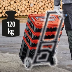 Einhell Systemkoffer E-Case L mit Rollen