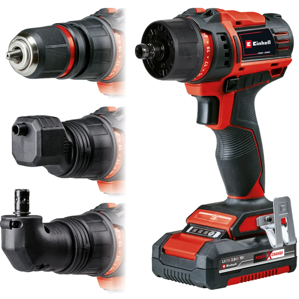 Einhell Akku-Bohrschrauber TE-CD 18/45 3X-Li und 22 1 x 2,0Ah