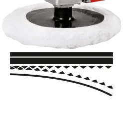 Einhell Akku-Polier- und Schleifmaschine C E-CP 18/180 Li-E-Solo