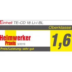 Einhell Akku-SchlagbohrschrauberTP-CD 18 Li-i BL 2 x 2,0Ah 4-teilig