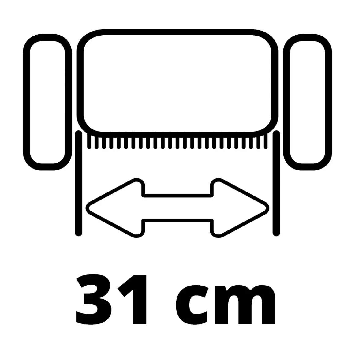 Einhell Akku-Vertikutier-Lüfter GC-SC 36/31 Li - Solo