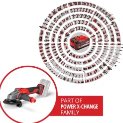 Einhell Akku-Winkelschleifer AXXIO 18/125