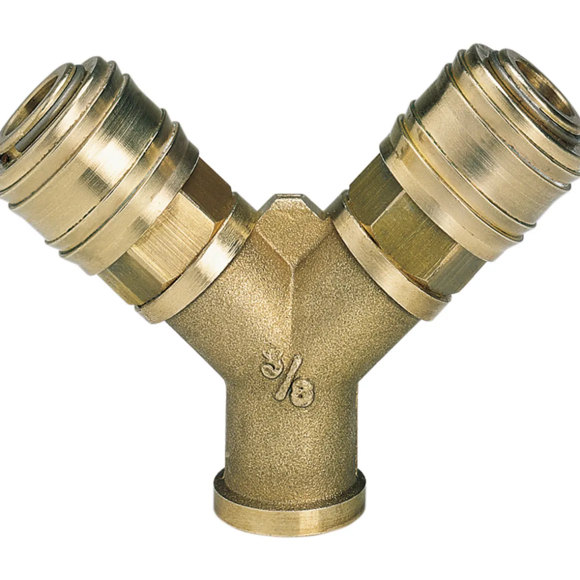 Einhell Druckluftverteiler mit 2 Schnellkupplungen