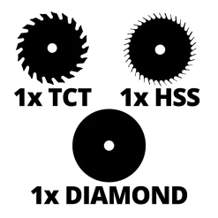 Einhell Mini-Handkreissäge TC-CS 89