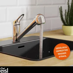 Eisl Spültischarmatur „Verona“ chrom mit Geschirrbrause