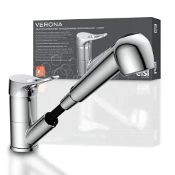 Eisl Spültischarmatur „Verona“ chrom mit Geschirrbrause