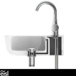 Eisl Waschtischarmatur „Futura“ chrom mit Cold-Start-Funktion