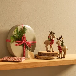 Elch aus Poly braun 2-fach 10 x 16 x 3 cm