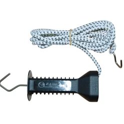 Elektrozauntür E-line schwarz 4,5-9 m Dehnbarkeit