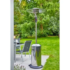 Enders Colsman Terrassenheizstrahler Elegance 3,5-8kW ECO PLUS Brenner aus Edelstahl