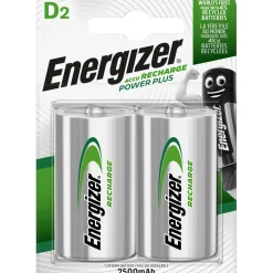 Energizer D-Batterie „Power Plus“, 2 Stück
