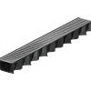 Entwässerungsrinne ACO Self Hexaline 2.0 schwarz 100 x 12,5 x 7,8 cm