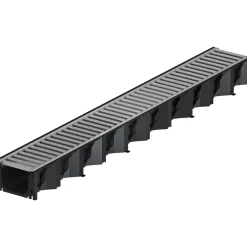 Entwässerungsrinne ACO Self Hexaline 2.0 schwarz 100 x 12,5 x 7,8 cm