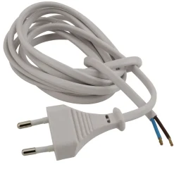 Euro-Zuleitung H03VVH2-F2 2m weiß