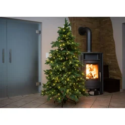 Evergreen Künstlicher Weihnachtsbaum Roswell Kiefer inkl. LEDs 122x210cm Grün