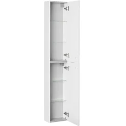 Fackelmann Gäste-WC Hochschrank slim SBC 300 x 1620 x 168 mm Weiß