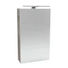 Fackelmann Gäste-WC Spiegelschrank links SBC 400 x 680 x 153 mm NatureOak