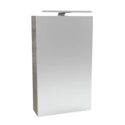 Fackelmann Gäste-WC Spiegelschrank rechts SBC 400 x 680 x 153 mm NatureOak