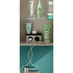 Fackelmann Gäste-WC Spiegelschrank links SBC 400 x 680 x 153 mm Sandeiche