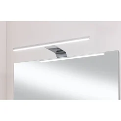 Fackelmann Gäste-WC Spiegelschrank links SBC 400 x 680 x 153 mm DarkOak