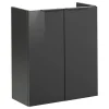 Fackelmann Gäste-WC Waschtischunterschrank SBC 520 x 600 x 243 mm anthrazit