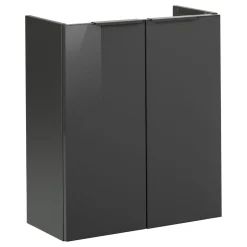 Fackelmann Gäste-WC Waschtischunterschrank SBC 520 x 600 x 243 mm anthrazit