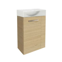 Fackelmann Gäste-WC Waschtischunterschrank links SBC 440 x 600 x 243 mm Sandeiche
