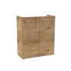 Fackelmann Gäste-WC Waschtischunterschrank SBC 520 x 600 x 243 mm AstEiche