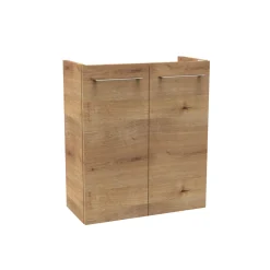 Fackelmann Gäste-WC Waschtischunterschrank SBC 520 x 600 x 243 mm AstEiche