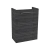 Fackelmann Gäste-WC Waschtischunterschrank links SBC 440 x 600 x 243 mm DarkOak
