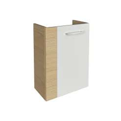 Fackelmann Gäste-WC Waschtischunterschrank rechts SBC 440 x 600 x 243 mm Sandeiche/Weiß