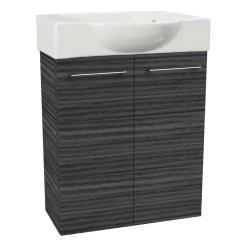 Fackelmann Gäste-WC Waschtischunterschrank SBC 520 x 600 x 243 mm DarkOak