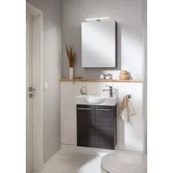 Fackelmann Gäste-WC Waschtischunterschrank SBC 520 x 600 x 243 mm DarkOak