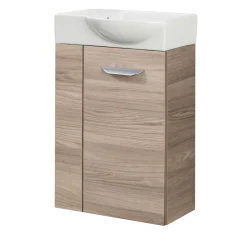 Fackelmann Gäste-WC Waschtischunterschrank rechts SBC 440 x 600 x 243 mm Steinesche