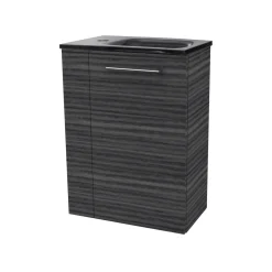 Fackelmann Gäste-WC Waschtischunterschrank rechts SBC 440 x 600 x 243 mm DarkOak